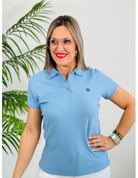 Polo Menta Celeste